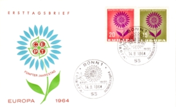 D FDC 0445 / 0446 ● - 1964